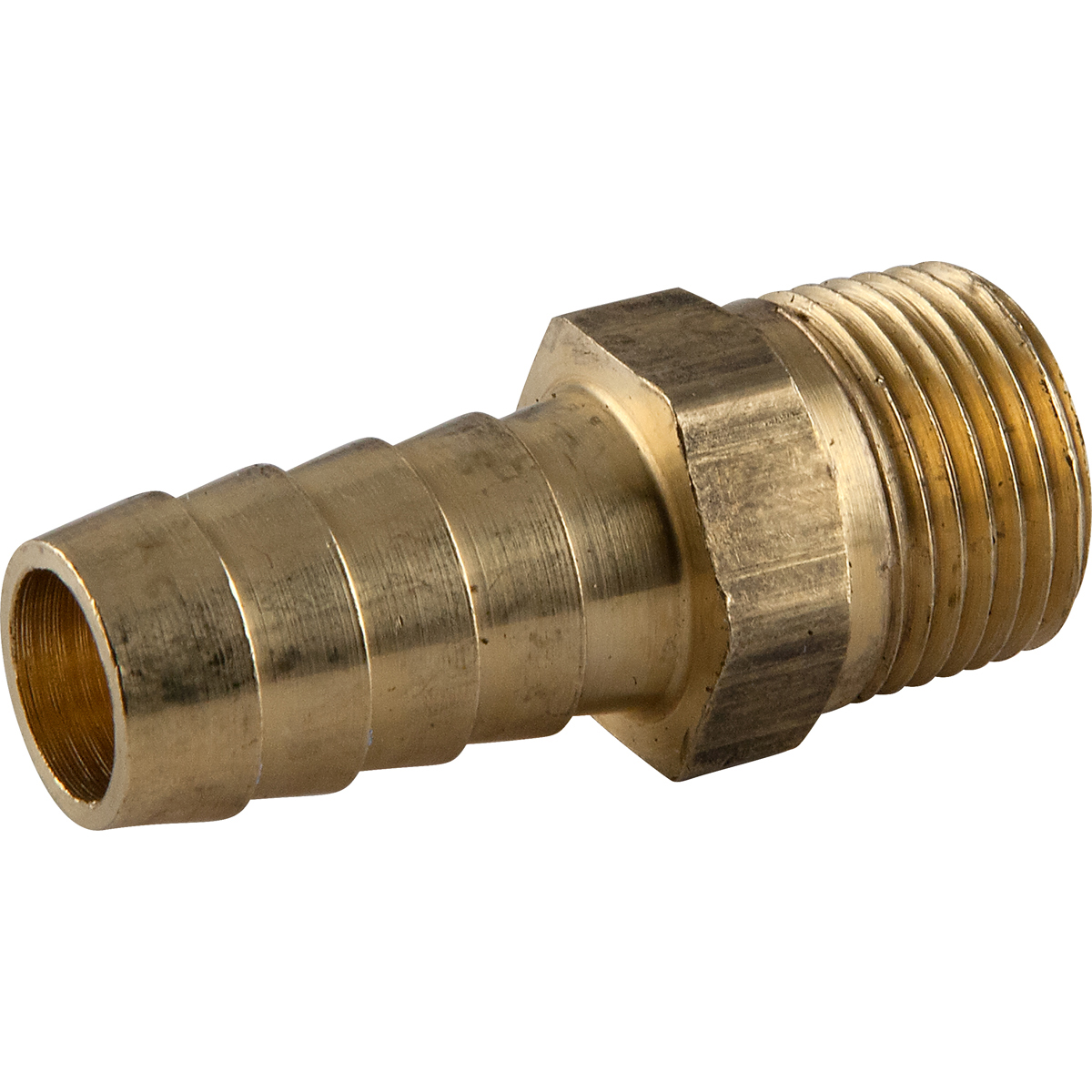 316 Stainless Steel Hose Barb: 1/2 Inch ID Hose X 3/4 Inch Male NPT (HB-08-12MP)