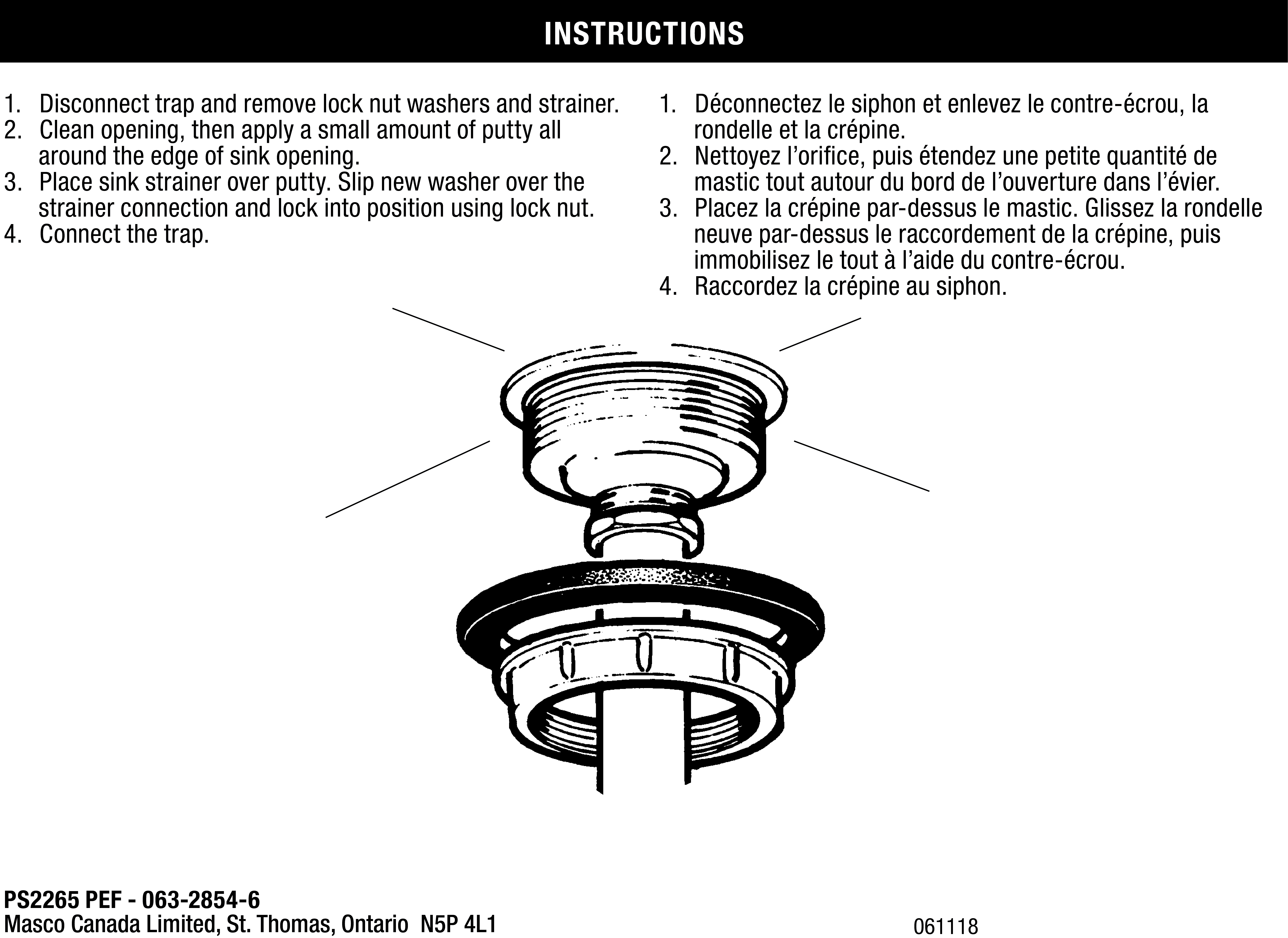 Kitchen Basket Strainer Washer