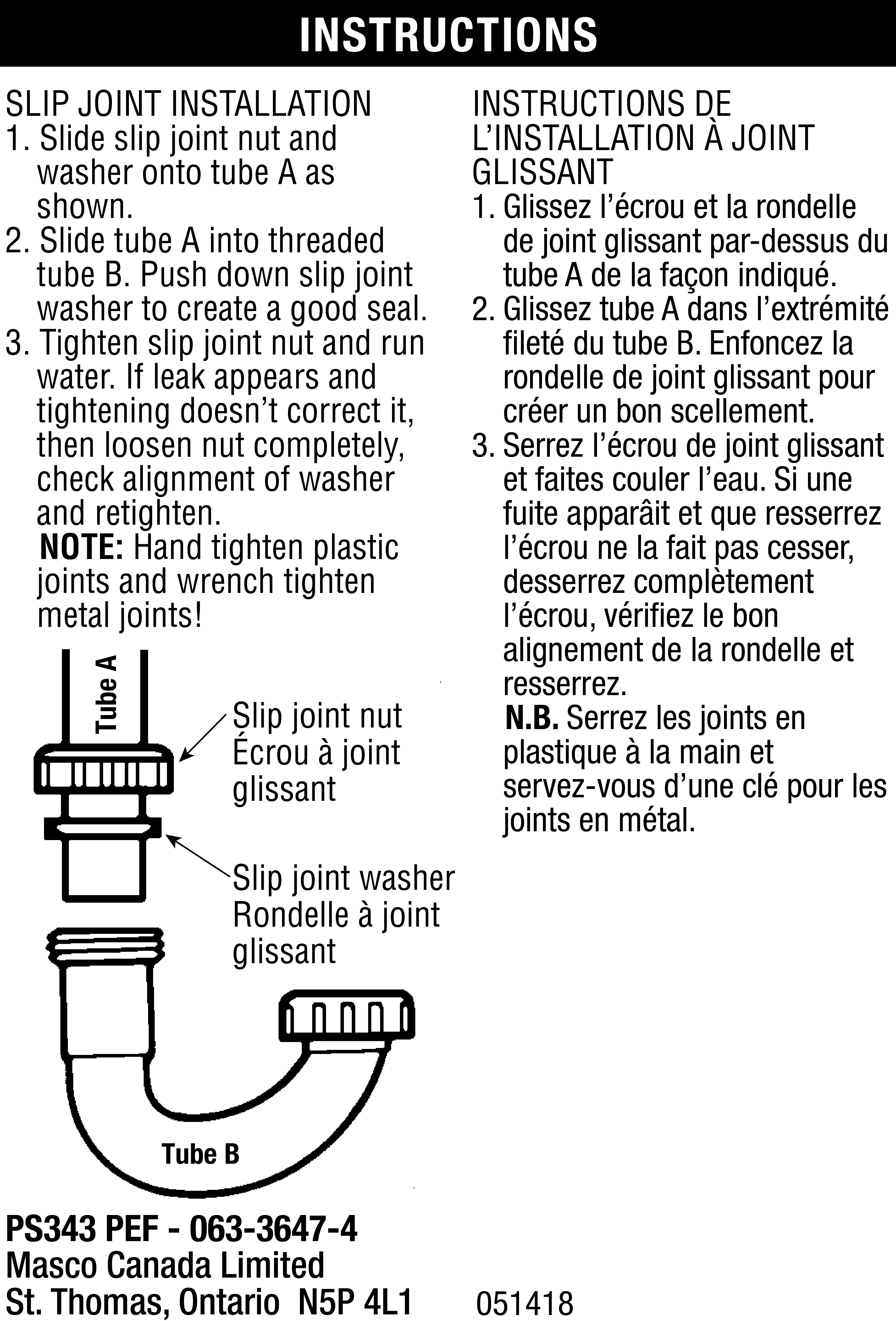 Slip Joint Washer 11/2"