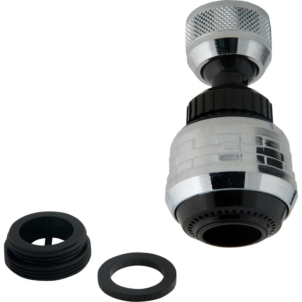 Swivel Aerator Black/chrome