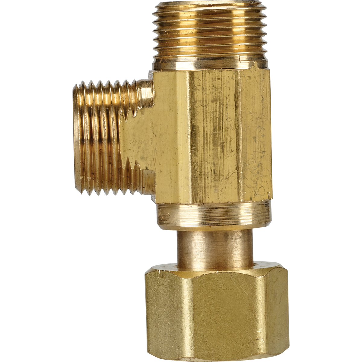 Female Tee Adapter 3/8" OD x 3/8" OD x 3/8" OD