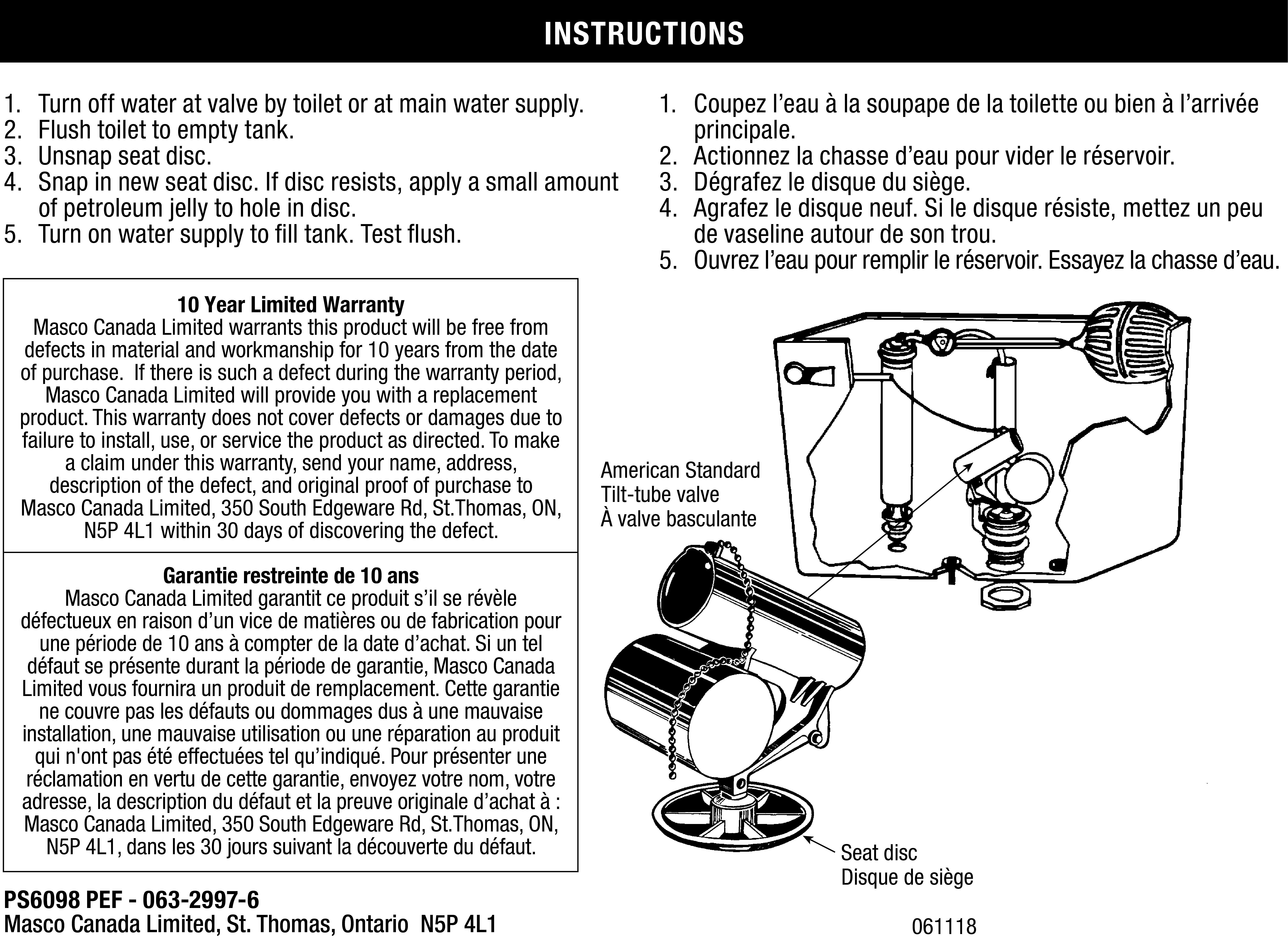 tappyページ Cadet® PRO 1.28 gpf/4.8 Lpf 12-Inch Rough Right-Hand Trip