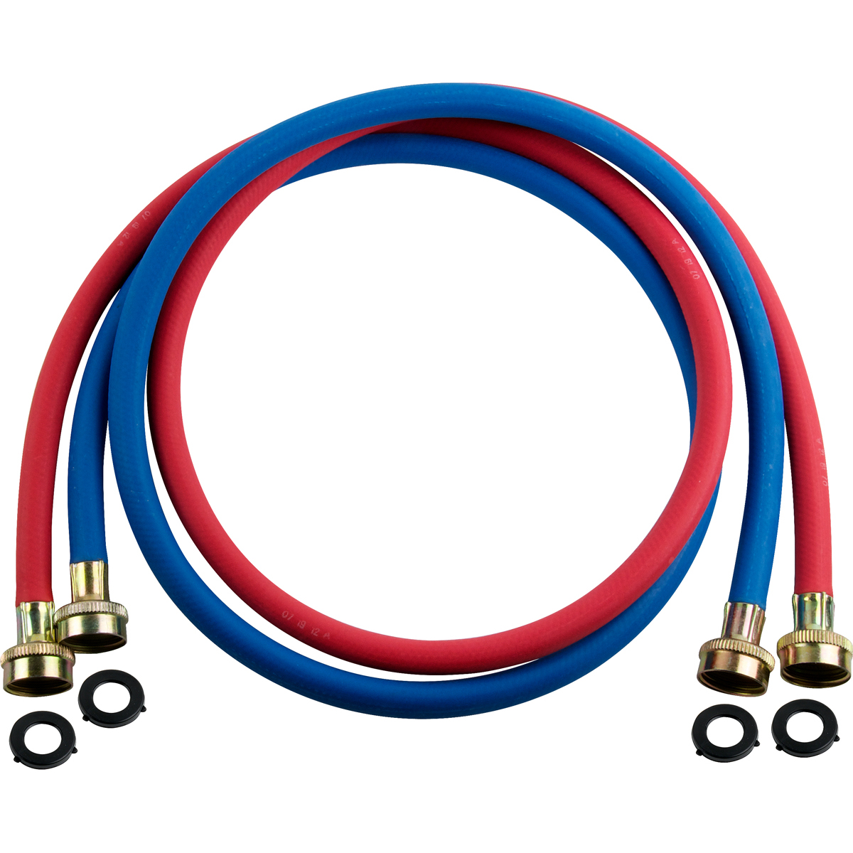 Washing Machine Water Connector Set 5' Rubber